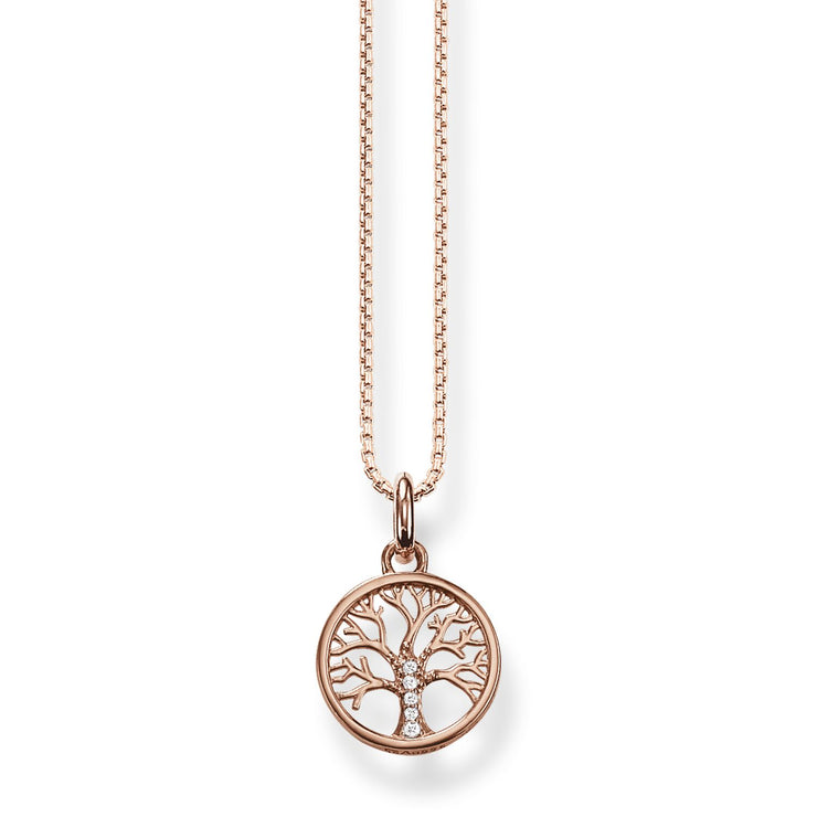 Thomas Sabo Necklace Tree Of Love Rose Gold 