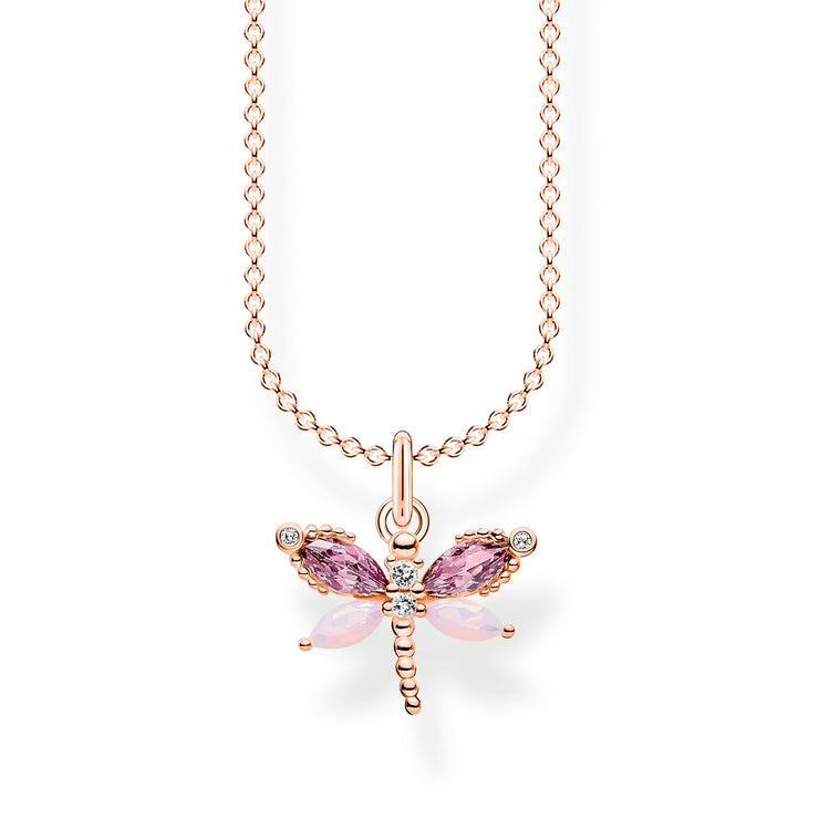 Thomas Sabo Necklace Dragonfly Rose Gold 