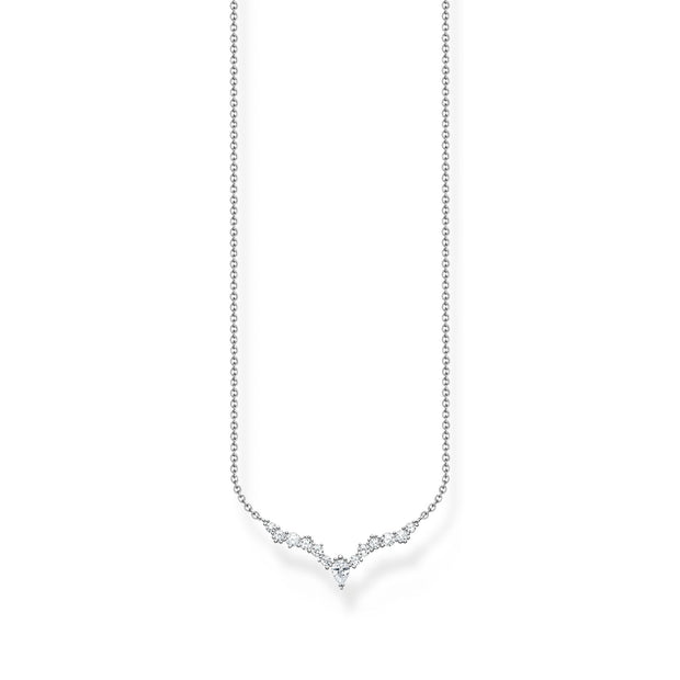 Necklace ice crystals silver | The Jewellery Boutique