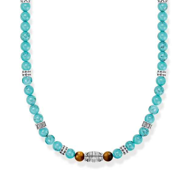 Rebel Turquoise Bead Necklace | The Jewellery Boutique