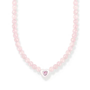 Choker Heart With Pink Pearls | The Jewellery Boutique