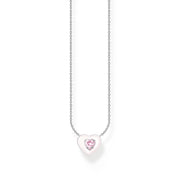 Pink Stone Heart Necklace | The Jewellery Boutique