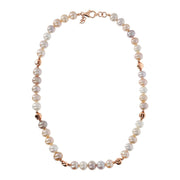 Bronzallure Rosy Ming Pearl Necklace