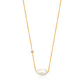 Ania Haie Pearl Necklace Gold