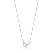 Ania Haie Silver Pearl Link Chain Necklace | The Jewellery Boutique