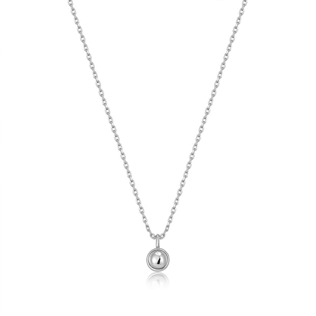 Silver Drop Pendant Necklace | The Jewellery Boutique