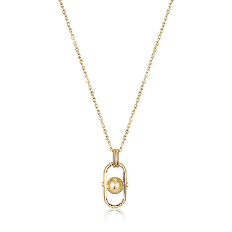 Gold Orb Link Necklace | The Jewellery Boutique