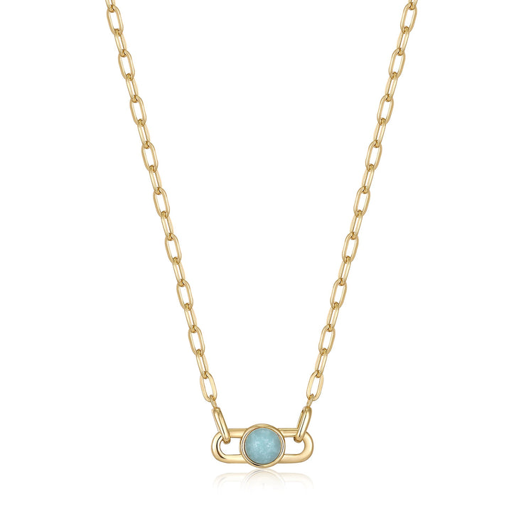 Gold Amazonite Necklace | The Jewellery Boutique