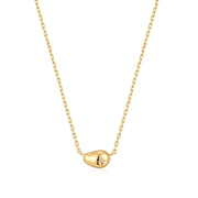 Ania Haie Gold Pebble Sparkle Necklace | The Jewellery Boutique