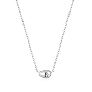 Ania Haie Silver Pebble Sparkle Necklace | The Jewellery Boutique