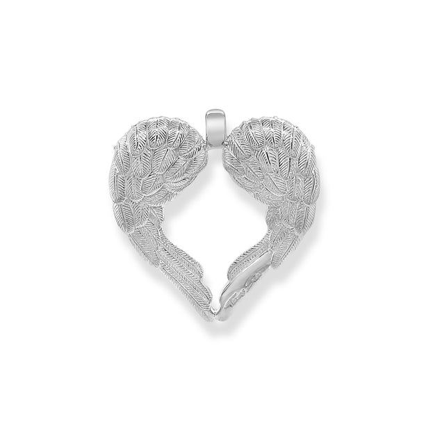 Charm Pendant Winged Heart Large | The Jewellery Boutique