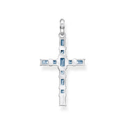 Heritage Aqua Cross Pendant | The Jewellery Boutique