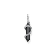Pendant Blackened onyx with Snake | The Jewellery Boutique