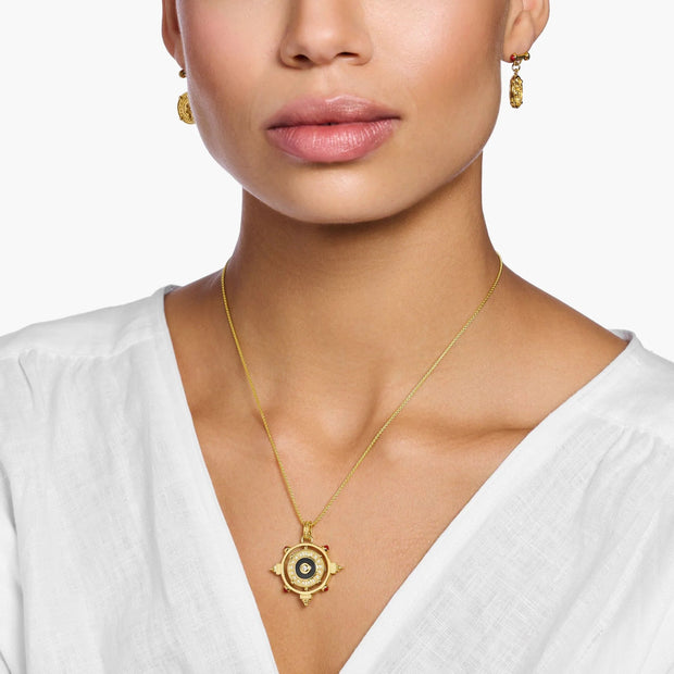 Rotating Coin Gold Pendant | The Jewellery Boutique
