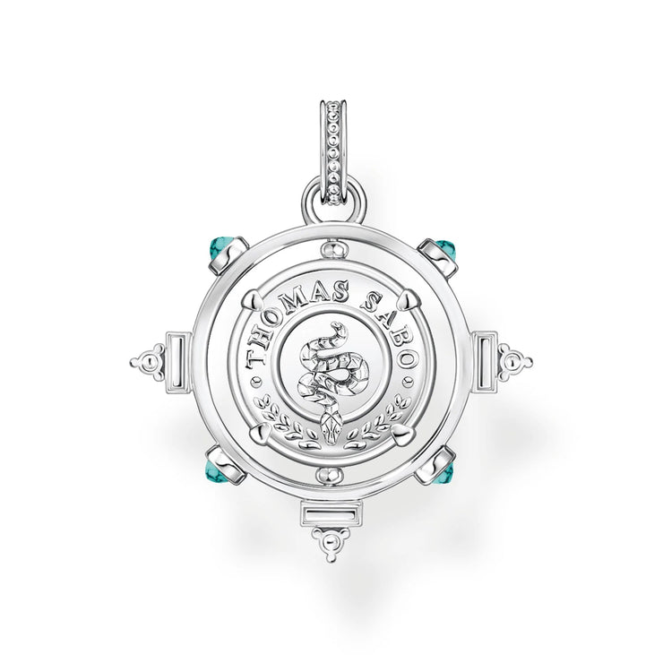 Rotating Coin Silver Pendant | The Jewellery Boutique