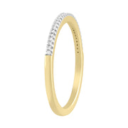 Diamond Ring with 0.08ct Diamonds in 9K Yellow Gold