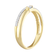 Diamond Ring with 0.10ct Diamonds in 9K Yellow Gold
