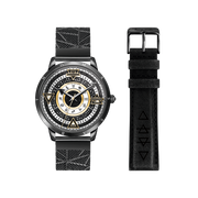 THOMAS SABO Elements of Nature Watch with black stones two-tone