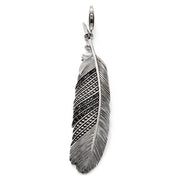 Charm Pendant Raven Feather Black | The Jewellery Boutique