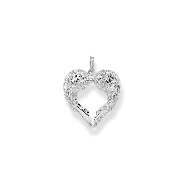 Charm Pendant Winged Heart Medium | The Jewellery Boutique