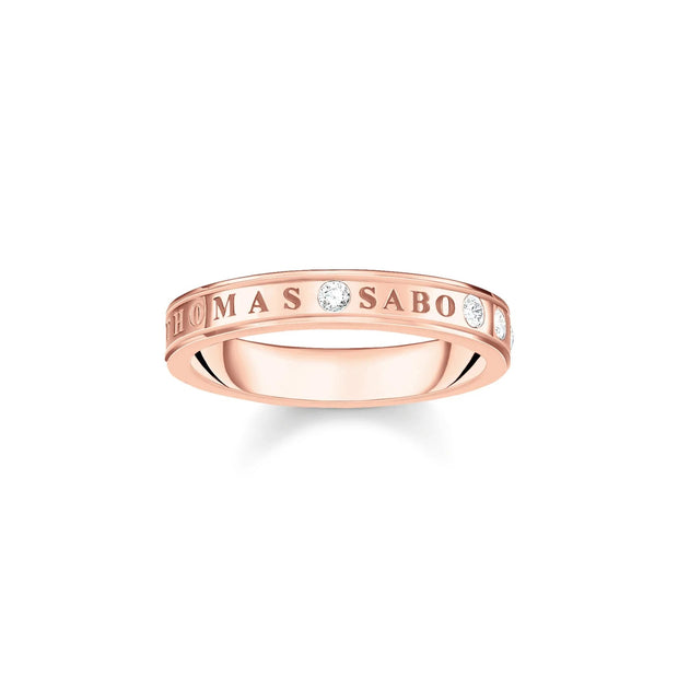 Sparkling Circles Rose Gold 1984 Ring | The Jewellery Boutique