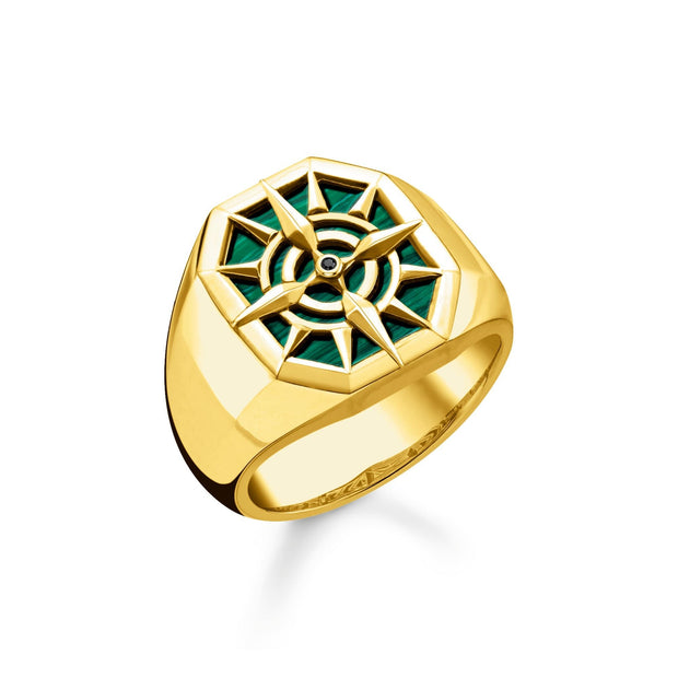 Ring Compass Green | The Jewellery Boutique