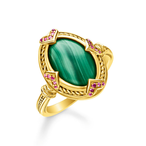 Thomas Sabo Ring Green Stone 