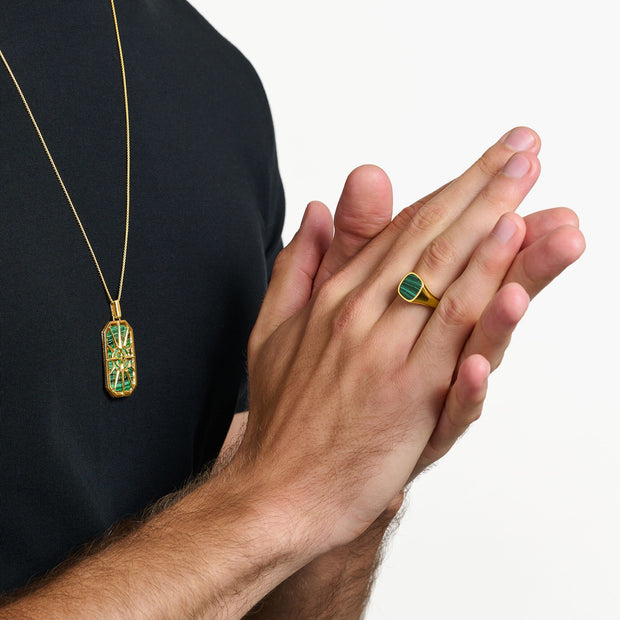 Ring Classic Green-Gold | The Jewellery Boutique