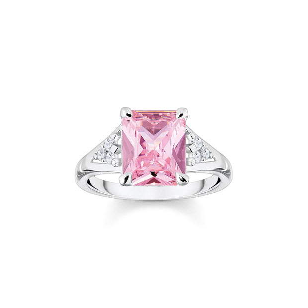 Heritage Pink Silver Cocktail Ring | The Jewellery Boutique
