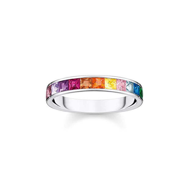 Ring Colourful Stones Silver | The Jewellery Boutique