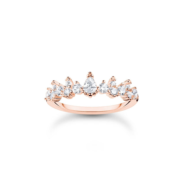 Ring ice crystals rose gold | The Jewellery Boutique