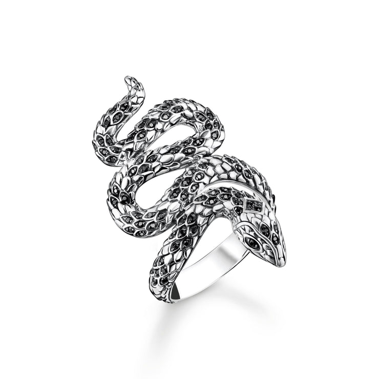 Ring Blackened Snake | The Jewellery Boutique