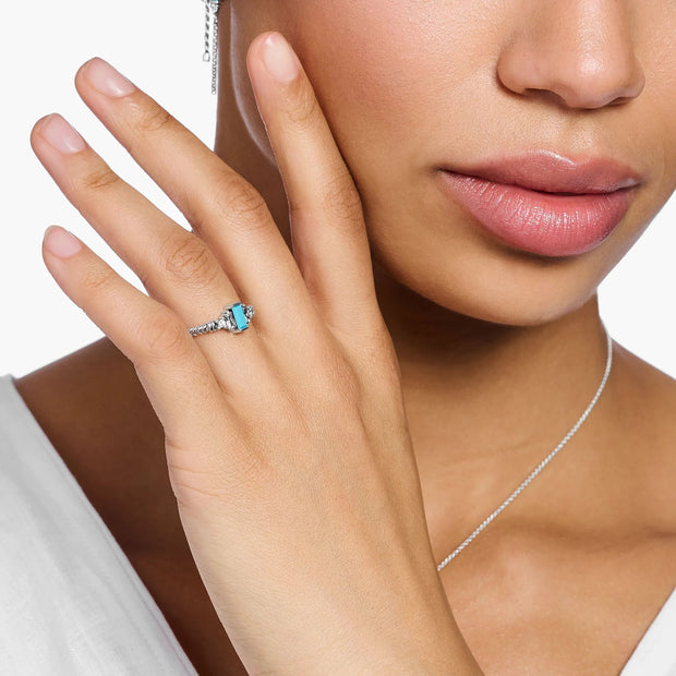 Mystic Turquoise Cocktail Ring | The Jewellery Boutique