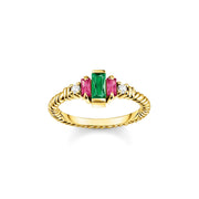 Mystic Gold And Green Cocktail Ring | The Jewellery Boutique