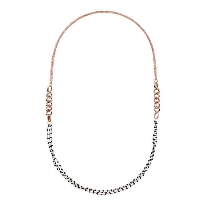 Bronzallure Multi-Strand Rosary Necklace