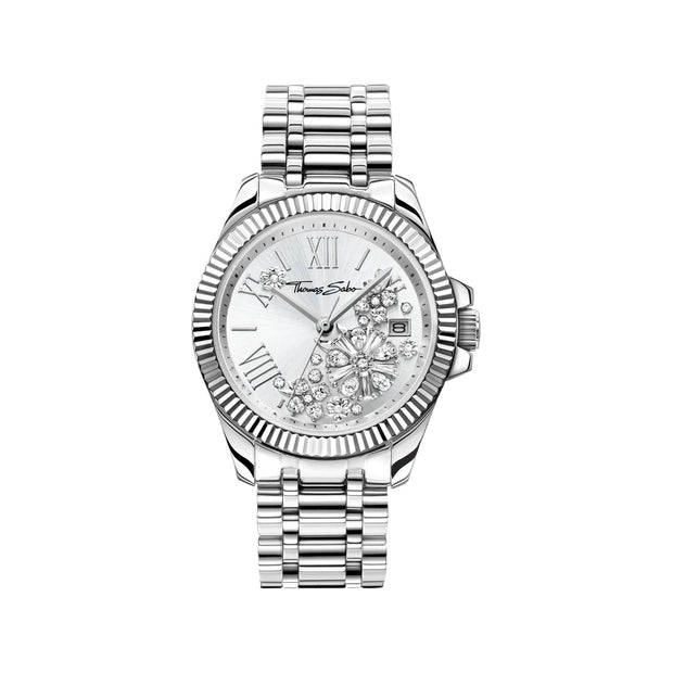 Thomas Sabo Women's watch flowers from white stones