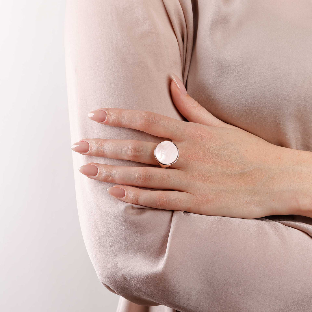 Bronzallure Natural Stone Chevalier Ring