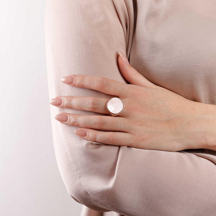 Bronzallure Natural Stone Chevalier Ring