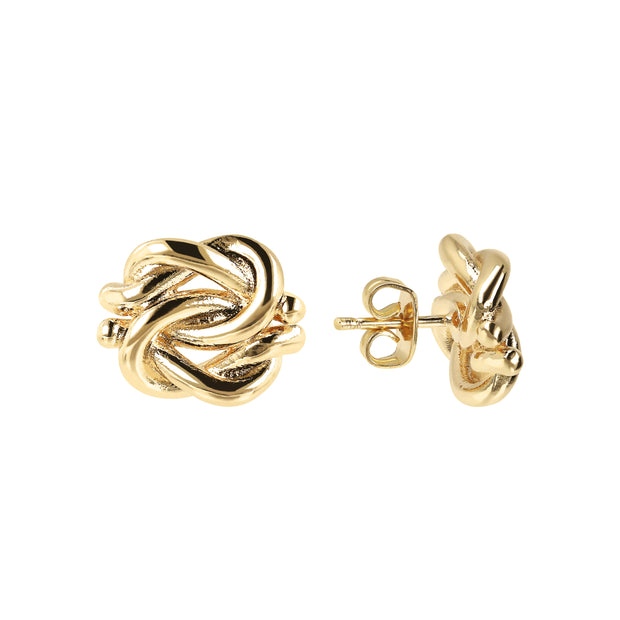 Bronzallure Knot Golden Earrings
