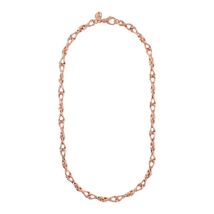 Bronzallure Purezza Twist Link Long Necklace 61cm