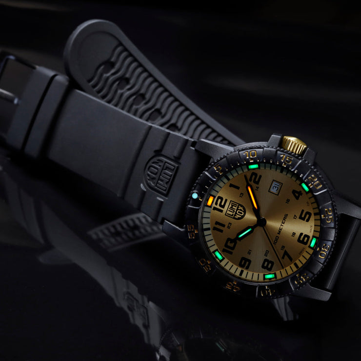 Luminox Leatherback Sea Turtle Gold Edition Watch