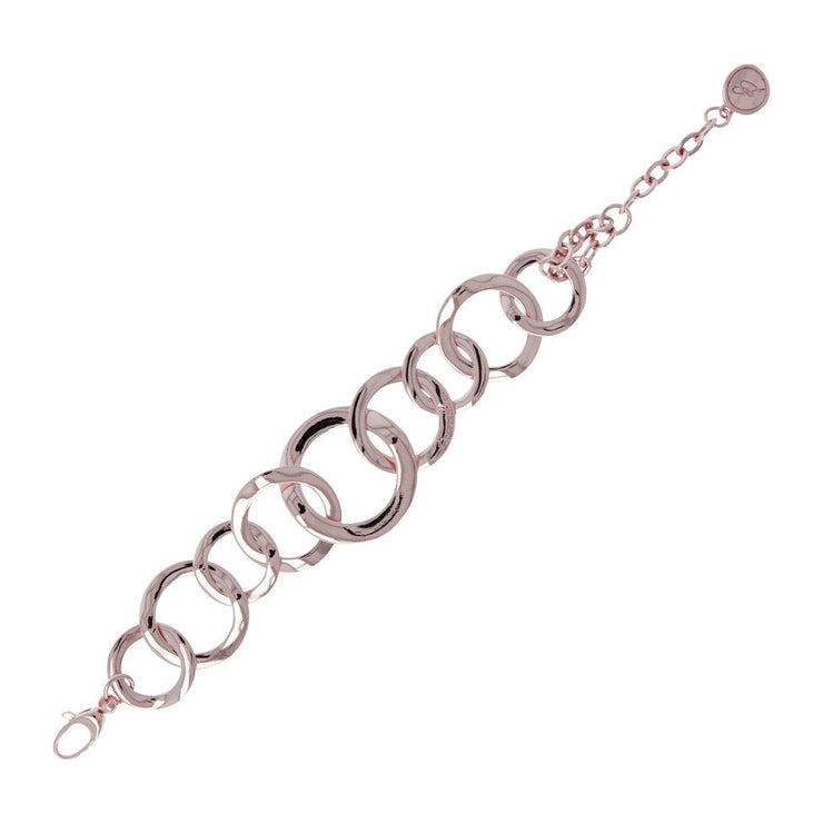 Bronzallure Multicircle Round Link Bracelet