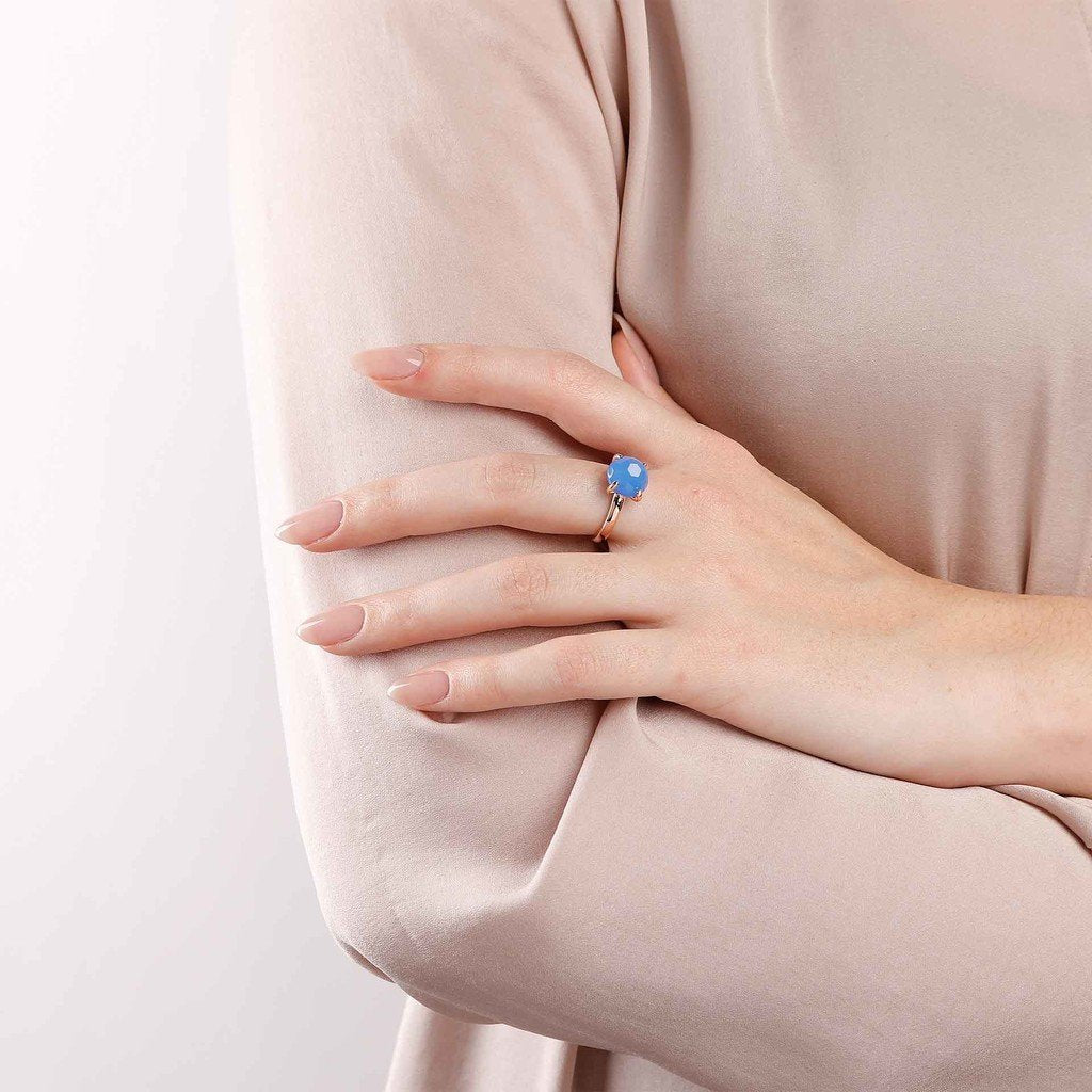 Bronzallure Cocktail Rings with Gemstone