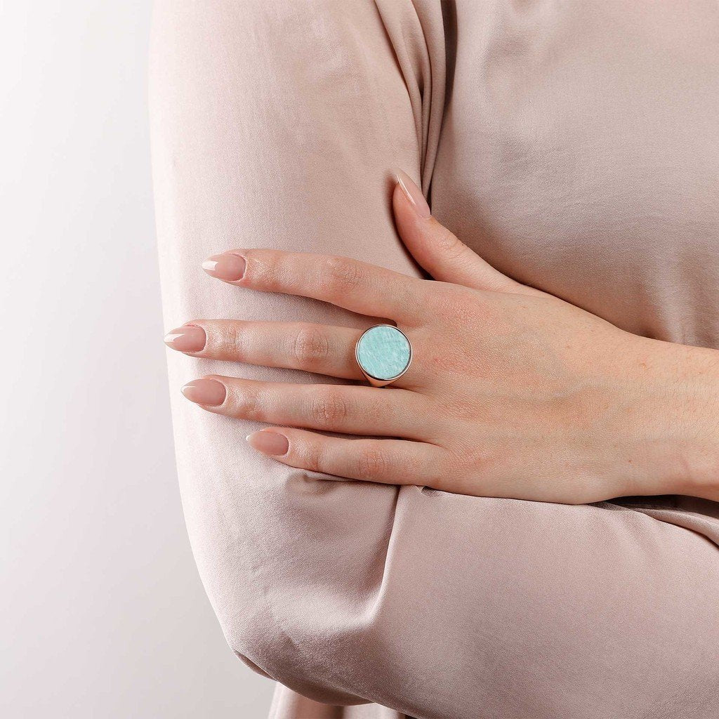 Bronzallure Natural Stone Chevalier Ring